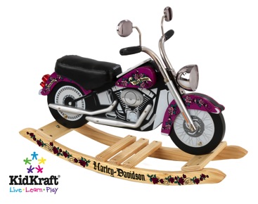 Harley Davidson Roaring Softtail Girl's Rocker