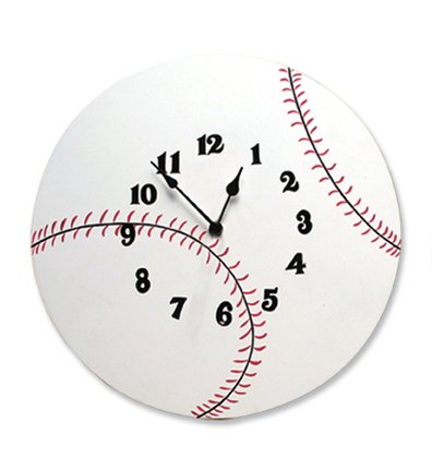 Baseball Wall Clock