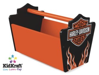 Harley Davidson Flames Toy Caddy