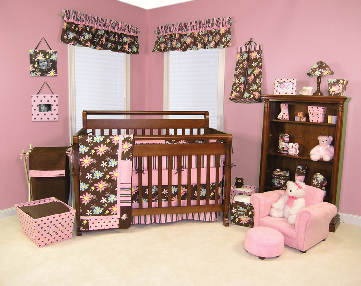 Blossoms 4-Piece Crib Set