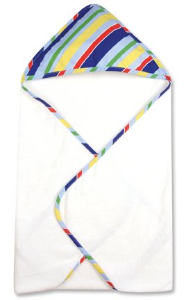 Retro Transportation Stripe Hooded Towel