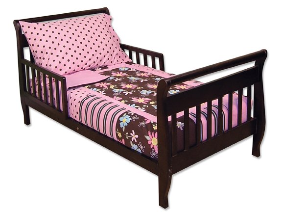 Blossoms 4-Piece Toddler Bedding