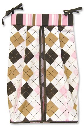 Prep School Pink Diaper Stacker