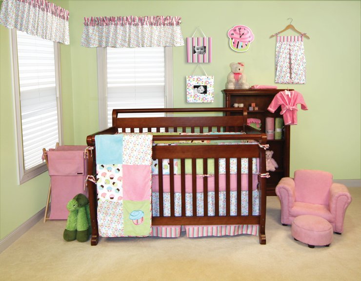 Cupcake 4-Piece Crib Set