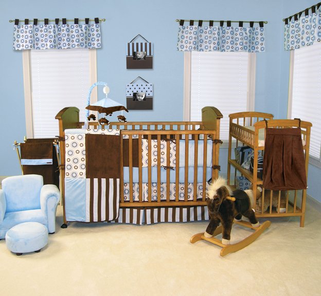 Blueberry 4-Piece Crib Set