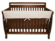 Natural Fleece 51" Crib Rail Cover