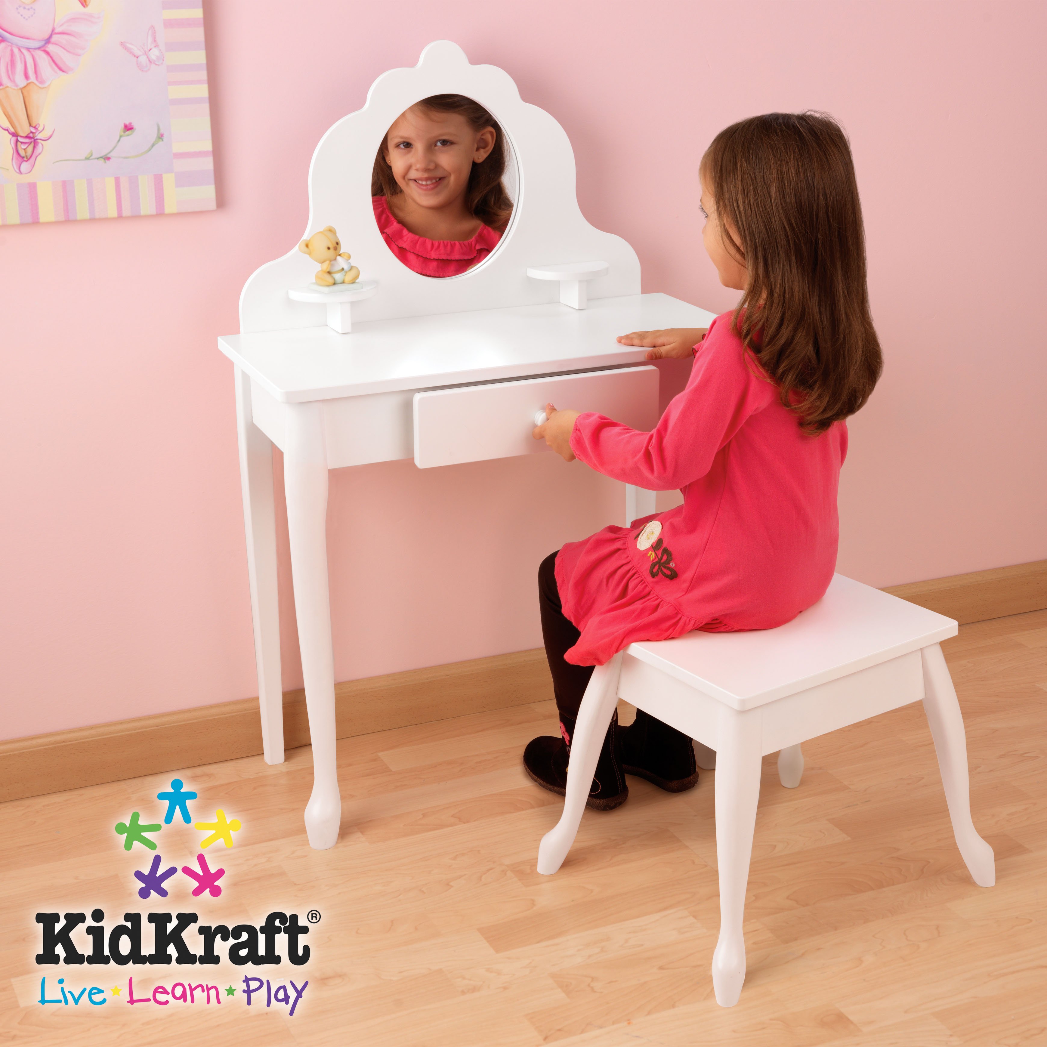 Medium Diva Vanity and Stool