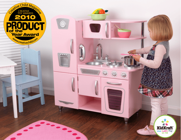 Pink Vintage Kitchen