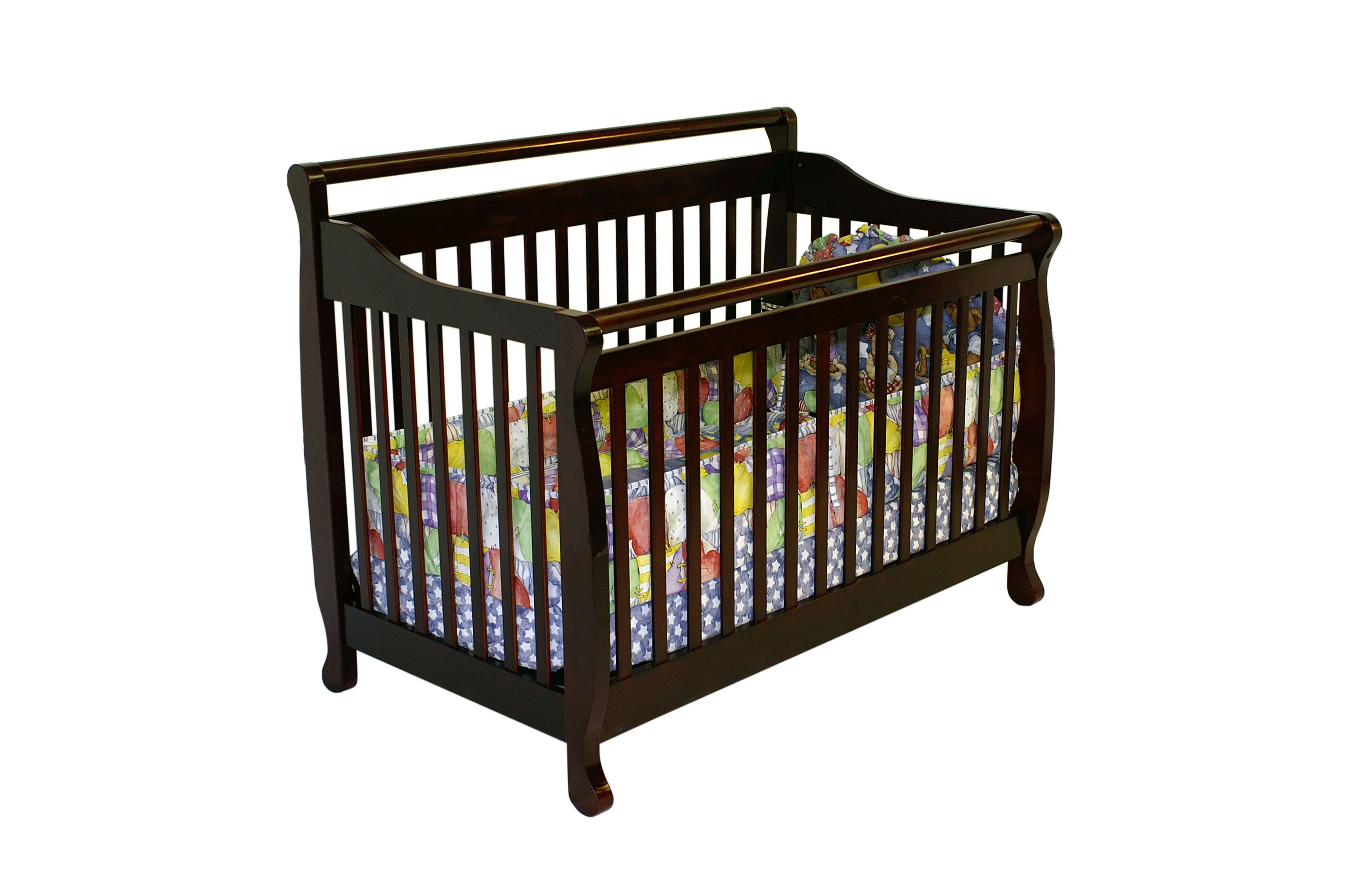 Liberty 4 in 1 Crib - Solid Pine Wood - JPMA, ASTM and CPSC Certified