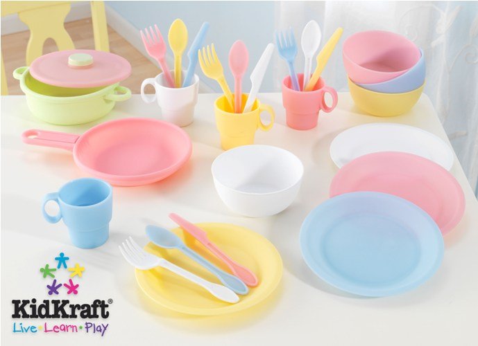 27 Piece Pastel Cookware Set