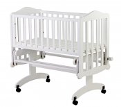 Lullaby Cradle Glider - White - Solid Wood