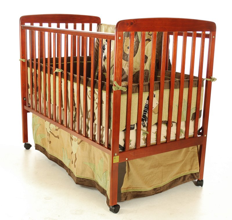 Bethany 2 in 1 Crib - Cherry - 2 Position Mattress Support