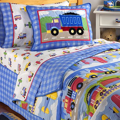 Trains Planes & Trucks Twin BedBox