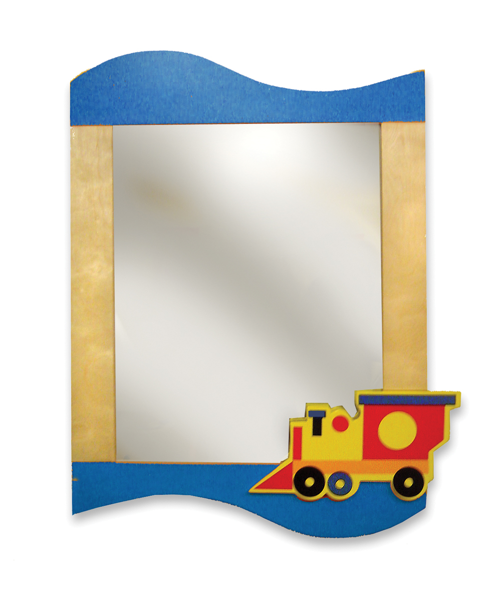 Boys Like Trucks Wall Mirror