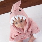 Shark Robe-pink