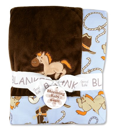 Cowboy Baby Receiving Blanket