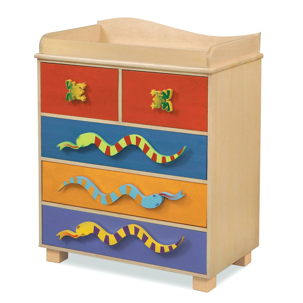 Natural Lizard Convertible Changing Table