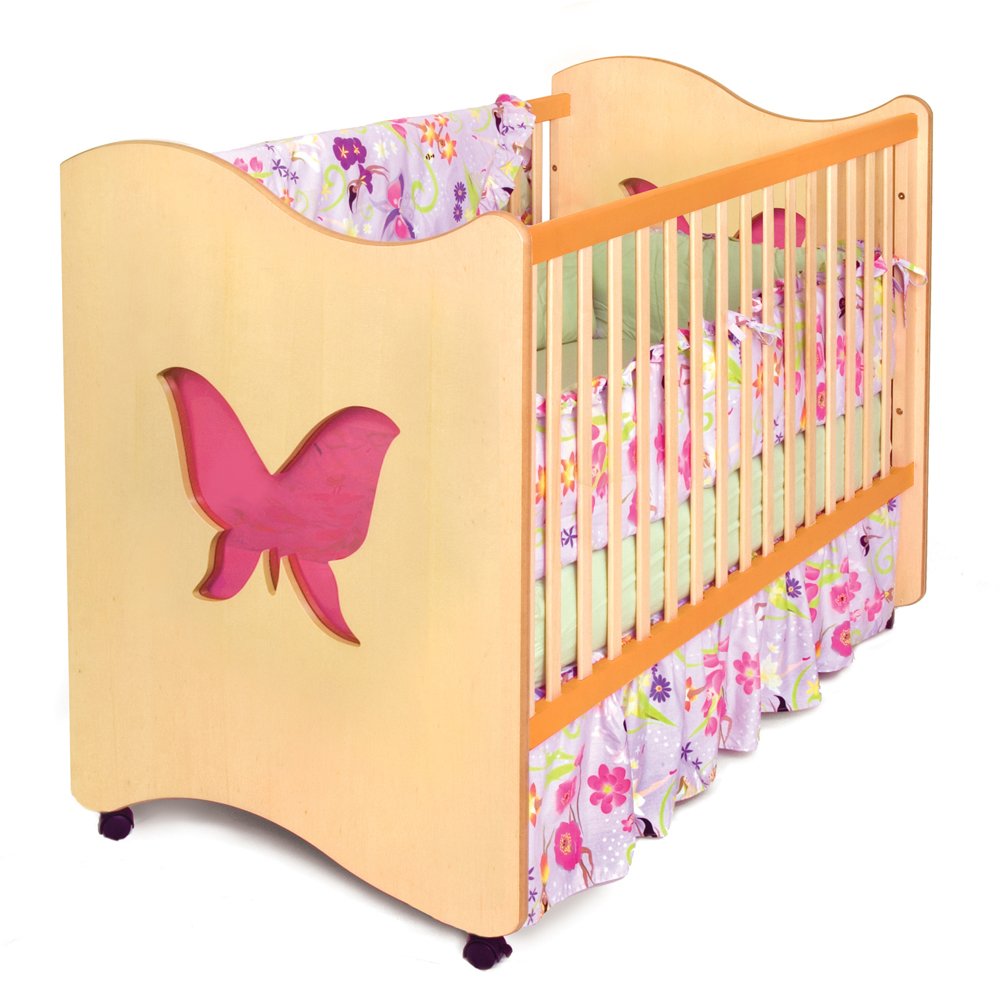 Contemporary 2 in 1 Crib - Magic Garden Butterfly Collection