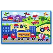 Trains, Planes, and Trucks Placemat