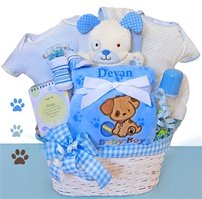 Personalized Puppy Pals Gift Basket