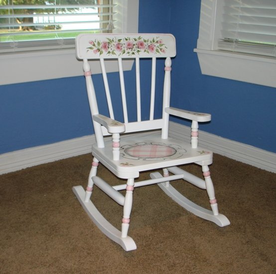 Tiffany Rose Girl's Rocking Chair