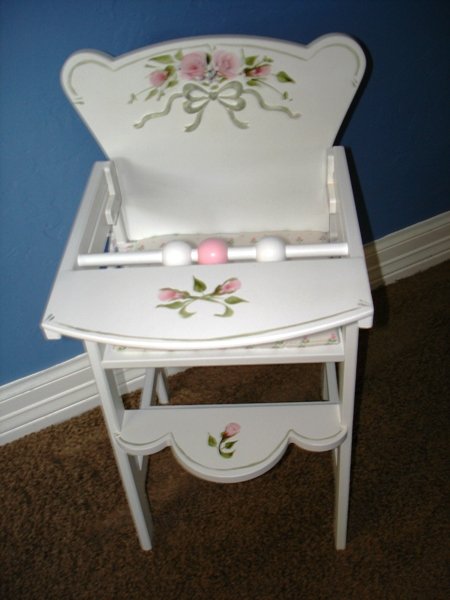 Tiffany Rose Doll Highchair