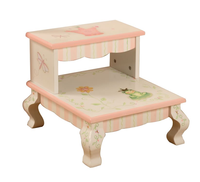 Princess & Frog Crown Step Stool