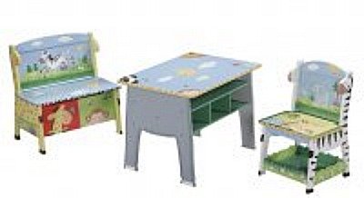 Sunny Safari Table/Bench and Chair Set