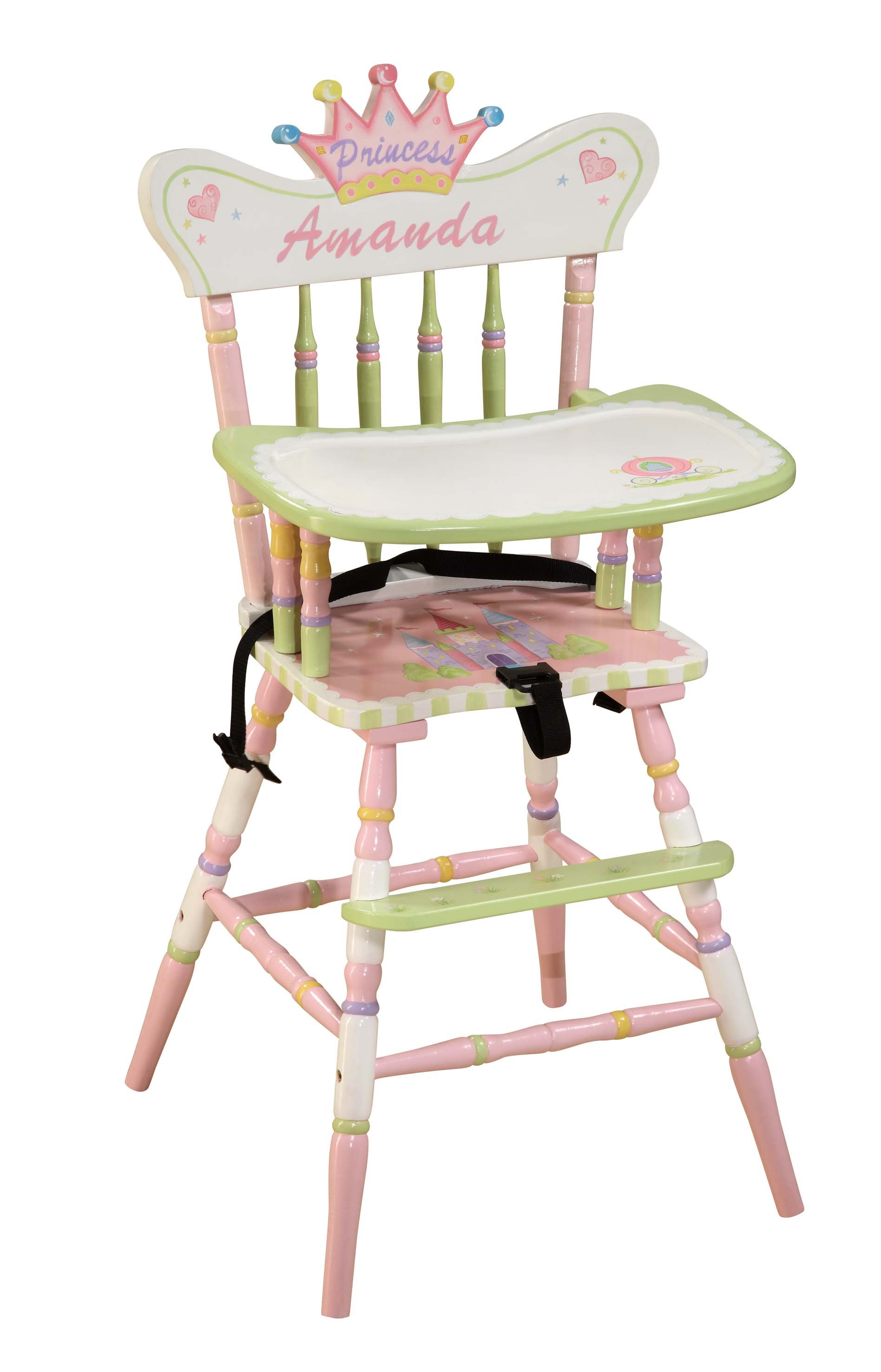 All Wood Princess High Chair