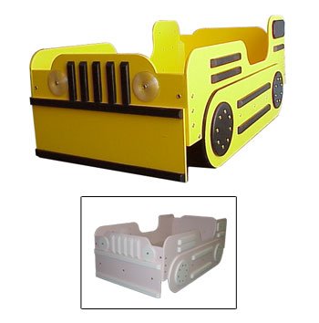 Bulldozer Toddler Bed