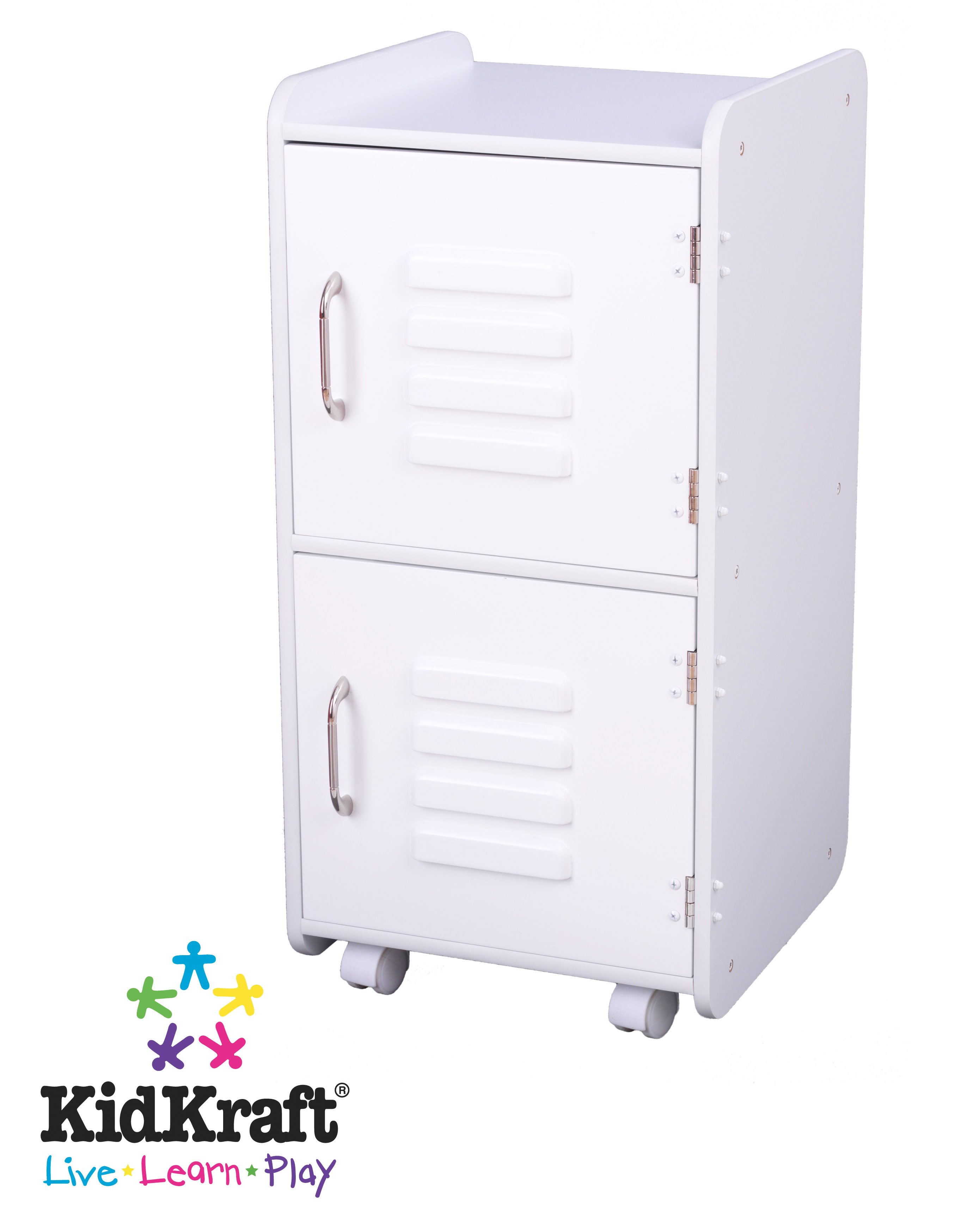 White Medium Locker