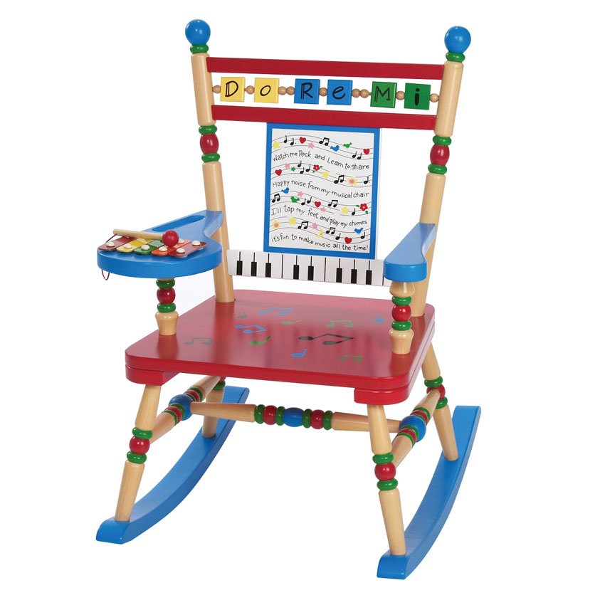 Musical Rocker with 5-Note Xylophone