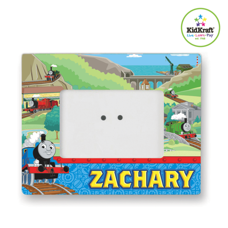 Boys Picture Frame - Thomas & Friend Theme - Personalized - 10" x 8"